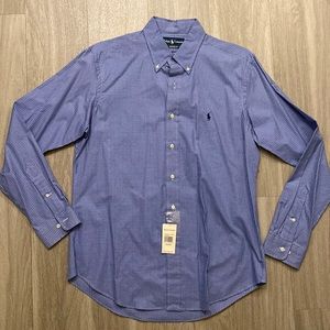 NWT Blue Ralph Lauren Button Down